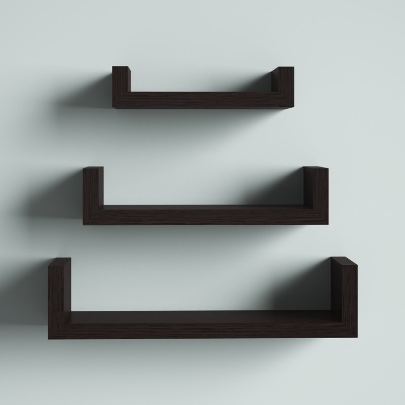 Zipcode Design™ Wickes 3 Piece Floating Shelf & Reviews Wayfair